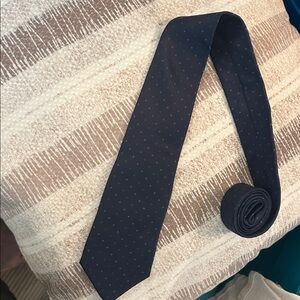 Vintage Dior Dark Blue Men's Tie
